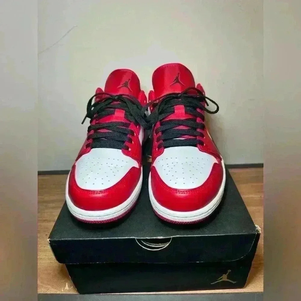 Men’s Air Jordan 1 Low Varsity Red - Size 11